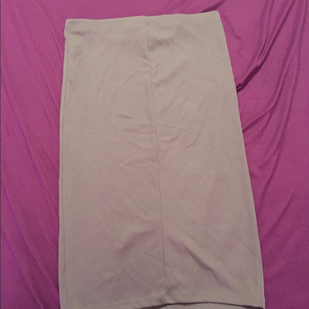 Purple/ Mauve Pencil Skirt